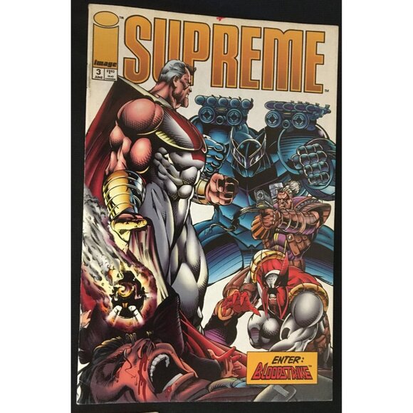 SUPREME Comic Books Lot of 9 Vol 1 Issue 24 Vol 2 Issue 1-7+20 Circa 1992-1995 - Picture 5 of 11